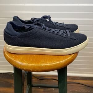Clae Bradley Dark Blue Wool Sneakers Size 10